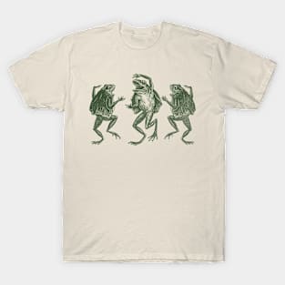 Dancing Frog Vintage 90s Tattoo Style Tshirt, Retro Y2k Frog Lovers Shirt, Funny Dance Toad 2000s Shirt, Funny Frog Meme, Joke T-Shirt